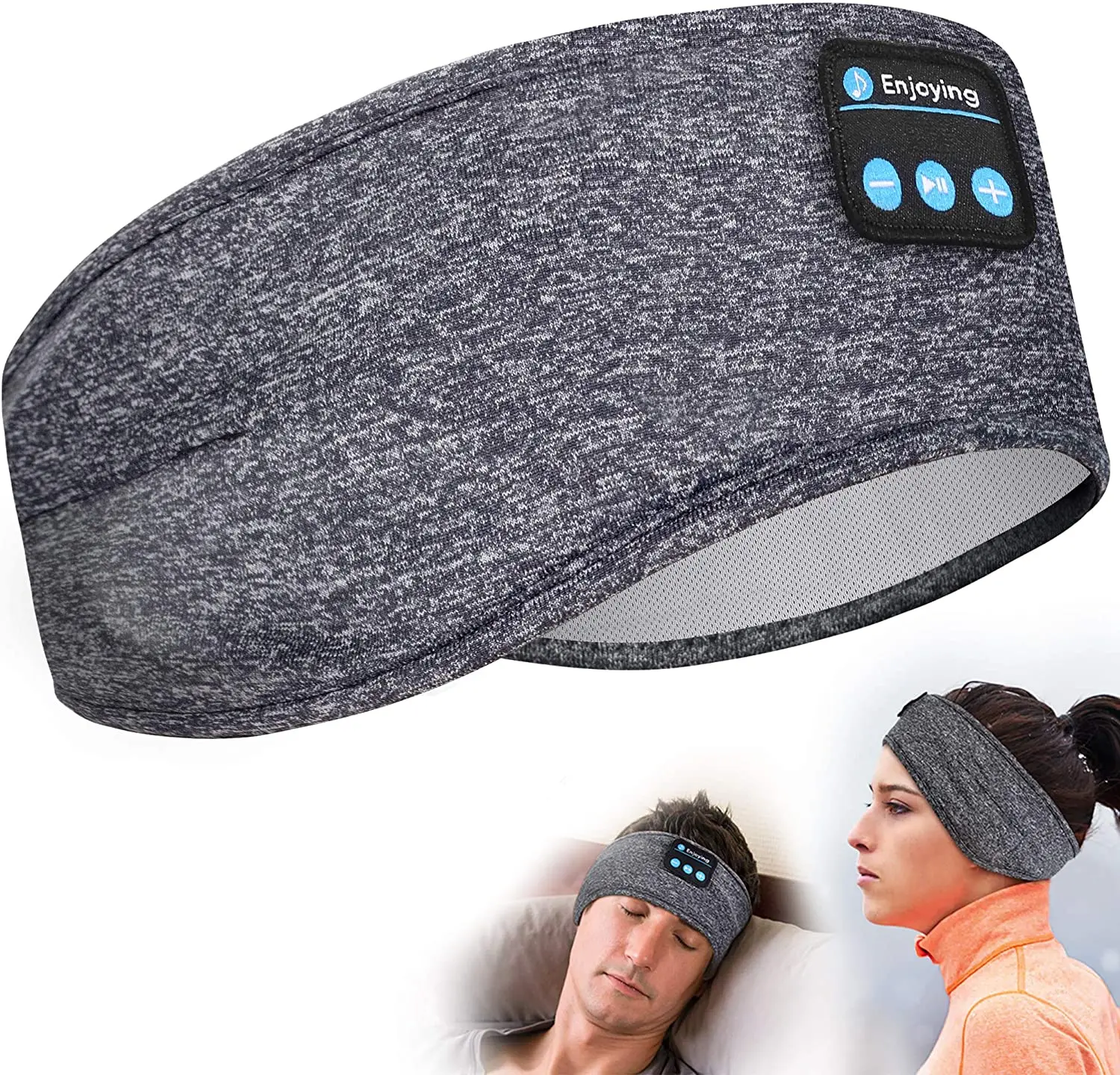 Ультратонкие летние наушники для сна Bluetooth Беспроводная спортивная повязка на