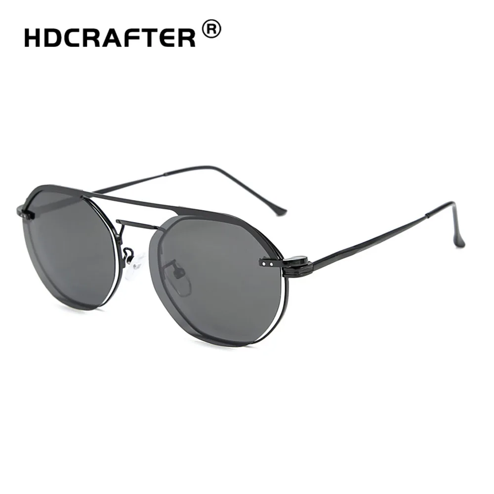 Солнцезащитные очки, классические, Ретро стиль, металлическая, круглая оправа, цветные, UV400, солнцезащитные очки, прозрачные линзы, магнитные, солнцезащитные очки для мужчин и женщин