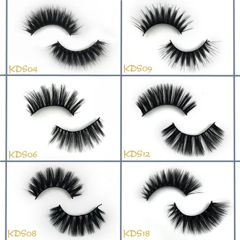 

Mikiwi Mink Eyelashes Natural/Thick 3D Faux Lashes Natural False Eyelash HandMade Eyelashes Makeup Tool Extension Fake Lashes