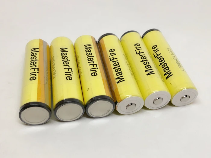 MasterFire 20pcs/lot HE4 Chem 18650 ICR18650HE4 20A discharge lithium battery cell 2500mah protected torch batteries with PCB