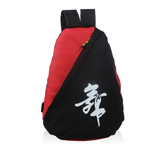 Black Red 6 цветов Детская Сумка водонепроницаемая вышивка танцор подарочные сумки винтажные Детские холщовые рюкзаки - Цвет: Black Red