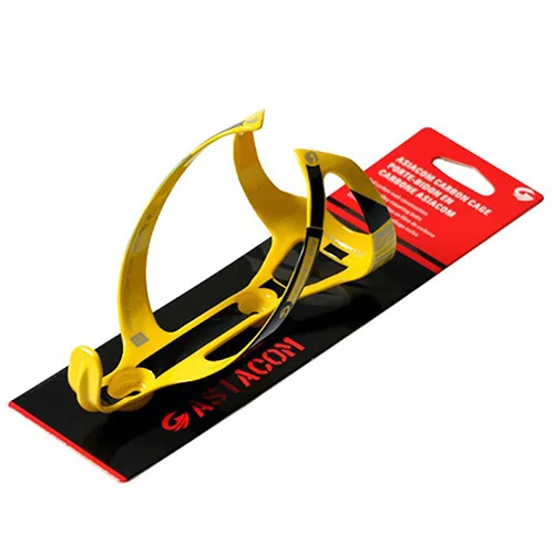 Glossy Yellow 2 шт. полностью углеродное волокно MTB дорожный велосипедный держатель для бутылки с водой легкий велосипедный флягодержатель велосипедные аксессуары - Цвет: Glossy Yellow
