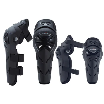 

4pcs/set Elbow Knee Sleeve Pad Outdoor Motorcycle Cycling Protective Gear Windproof Breathable Leg Protective Guard Protector