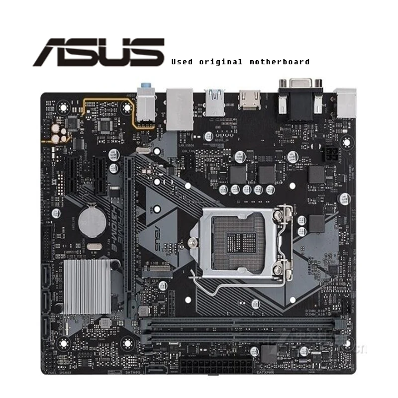 

For Asus PRIME H310M-E R2.0Original Used Desktop Intel H310 H310M DDR4 Motherboard LGA 1151 i7/i5/i3 USB3.0 SATA3