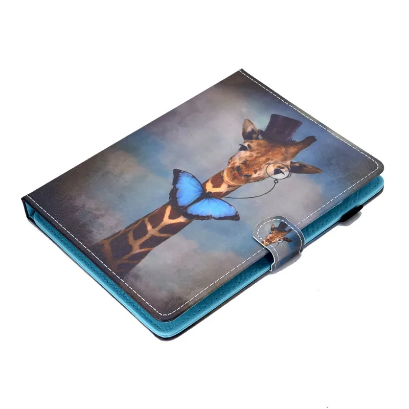 Universal Animal Cover for 9.7 10 10.1 inch Case Cover for Asus Samsung Huawei T5 Lenovo TAB E10 M10 P10 PU Leather 10'' Case