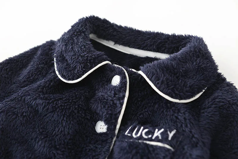 Утепленные двухсторонние бархатные Детские ползунки с рисунком букв; домашняя одежда для младенцев; Детские пижамы розового и темно-синего цвета