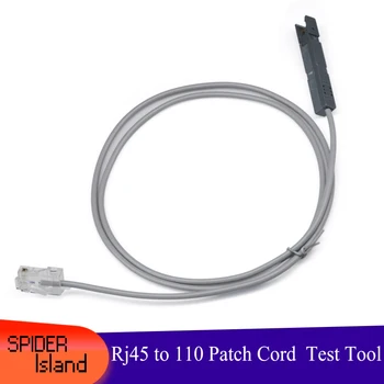 

RJ45 to Jumper 110 Duckbill Copper Telephone Network Test Tools Cable 2 Meter