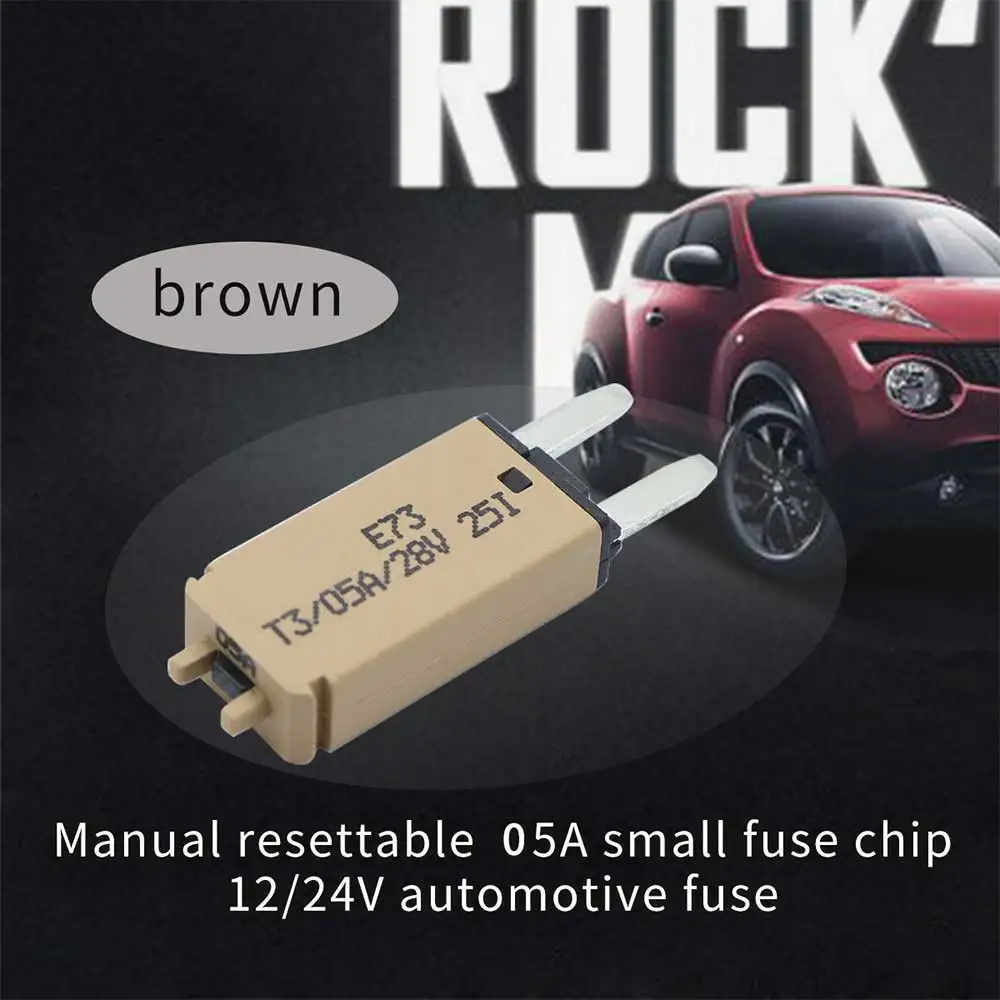 

12/24V Automotive Fuse Auto Reset Mini Circuit Breaker Fuse For Car Boat Marine 5 10 15 20 25 30A Car Circuit Breaker Fuse