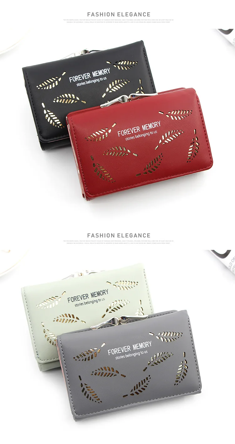 new Korean version of the short women's 3000 small wallet student wallet coin bag women's zero wallet card bag