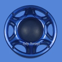 Для 6," дюймового автомобильного аудио динамика преобразования чистая крышка сабвуфера декоративный круг металлическая сетка решетка 165 мм# синий