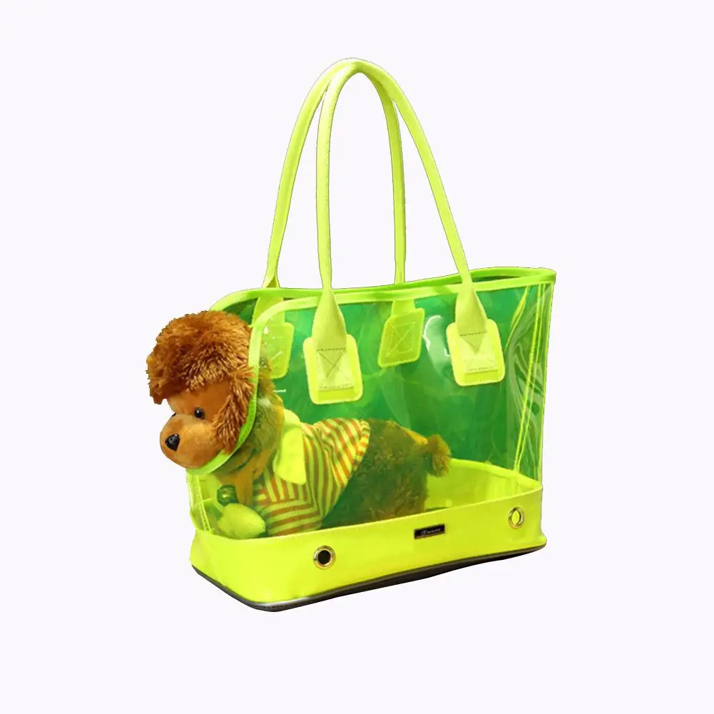 Прозрачная Сумка-переноска для собак, модная переносная сумка из ПВХ на открытом воздухе, сумка-держатель для кошек, летняя дорожная сумка для домашних животных, сумка на плечо