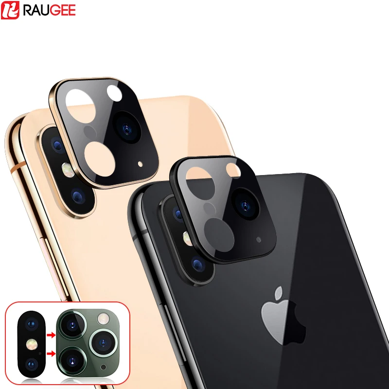 Поддельная камера для iphone 11 Pro задняя объектив Защитная стеклянная пленка X XS Max