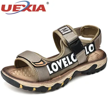 

2020 New Arrival Men Sandals Beach Outdoor Walking Trekking Flats Roman Casual Shoes Flip Flops Slippers Summer Lazy Gladiator