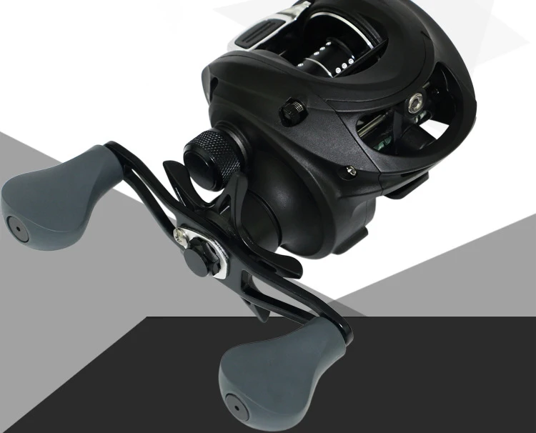 Carretel de Arremesso Molinete de Fundição de Água Carretel de Pesca Leve Duplo Sistema Freio Carretel 8 kg Max Arrastar Salgada Alta Velocidade 170g 8 170g leve carretel de arremesso duplo sistema