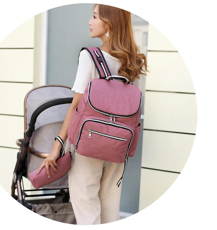 AliExpress с перекрестной каймой новая стильная женская сумка большой емкости Мумия рюкзак на плечо многофункциональная сумка поколение Fa
