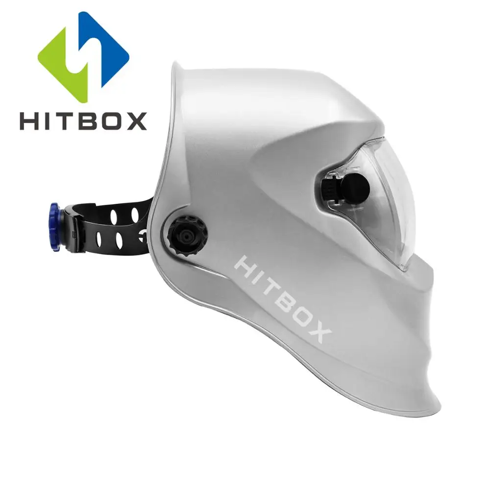 HITBOX сварочный шлем дизайн толстый, но светильник Сварочная маска крутая форма авто затемнение негабаритный вид