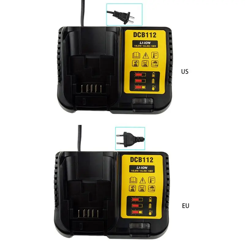 DCB112 Зарядное устройство для альтернативного крепления Dewalt натуральная 12V 20V Макс литий-ионный XR Батарея 448A