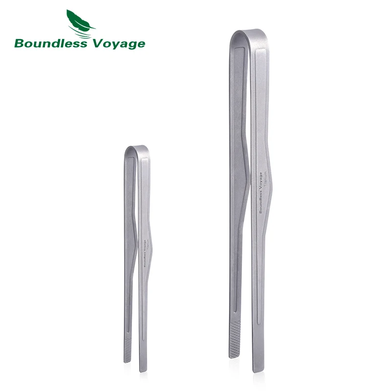 Titanium Barbecue Tongs Tea Tweezer
