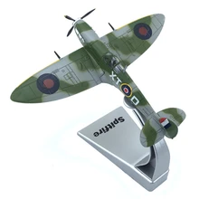 1: 72 Масштаб сплав Второй мировой войны британский Spitfire Fighter литья под давлением Военная Статическая модель самолета игрушка для коллекции дисплей