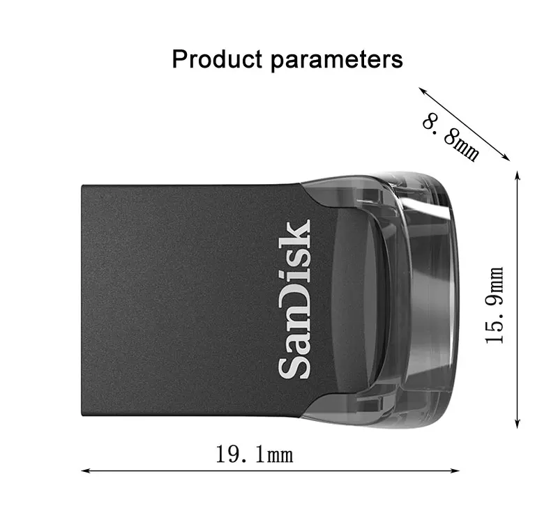 SanDisk SDCZ430 USB 3 1 Gen флэш накопитель 256 ГБ 128 Гб 64 32 16 флеш Мини карта памяти Флешка u