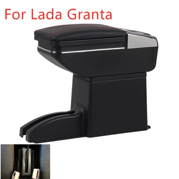

For Lada Granta Grant Armrest Box Handrails Car Center Console Modification Accessories With Cup Holder Ashtray
