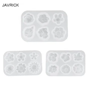 

Resin Crystal Epoxy Mold Small Flowers Decorations Casting Silicone Mould DIY Crafts Jewelry Making Tool