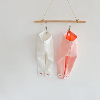 

MILANCEL 2020 baby tights flower infant girls leggings autumn new baby pp pants cotton base tights