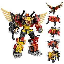 WEIJIANG 5в1 Predaking-Divebomb Rampage головная G1 трансформация негабаритных войны Орел экшн-фигурка из фильма модель робота игрушки