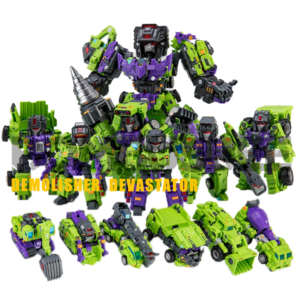 in Stock】master Made Sdt-08 Demolisher Devastator Full Set Action Figure  Robot Transformation Pvc Children Gift Combiner - Transformer/robot -  AliExpress