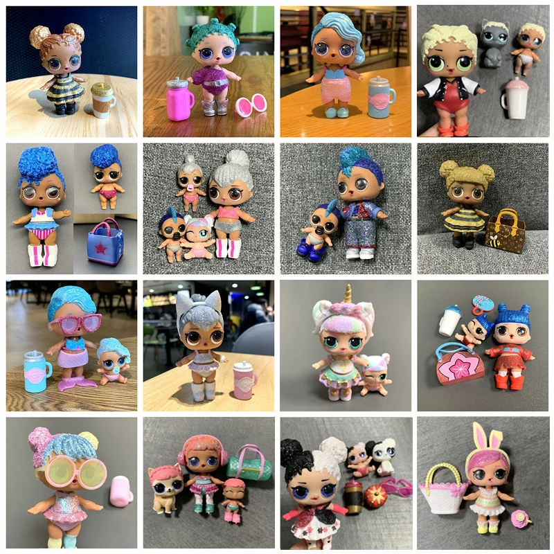 Куклы LOL Surprise Glam блестящая серия Kitty Queen/Unicorn/Punk Boi Boy с аксессуарами L.O.L. Игрушки