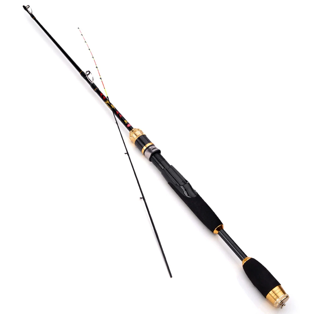 2 Sections Ultralight Raft Fishing Rod 1m1.5m Winter Ice Fishing Pole
