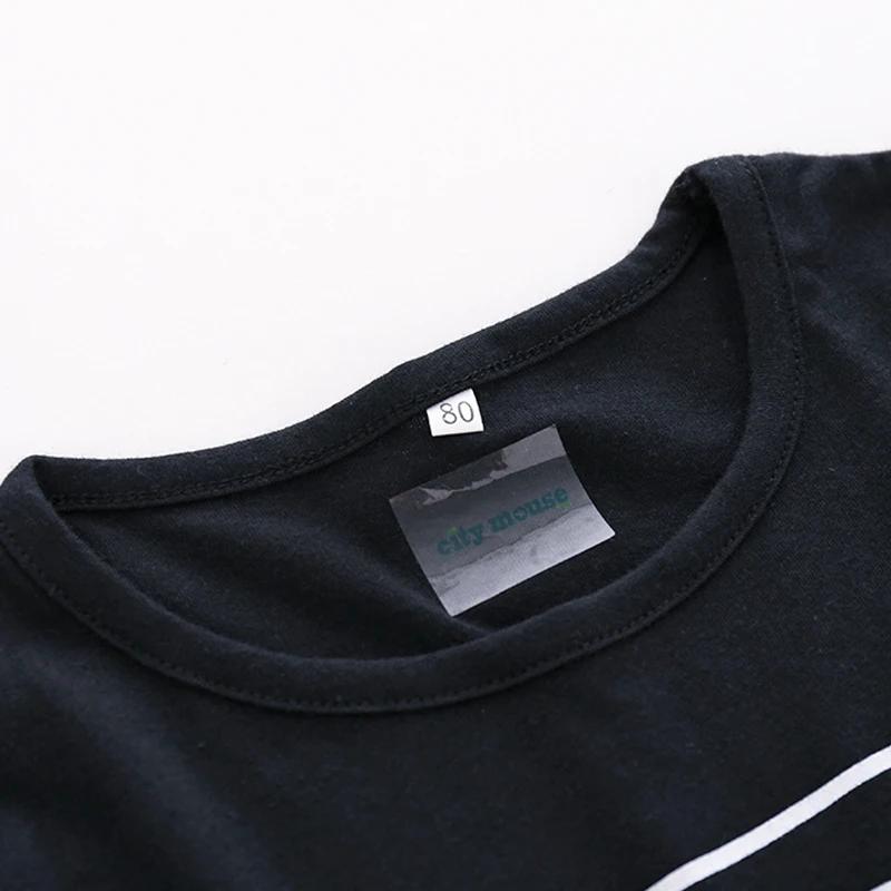 New Spring Autumn Baby Boy Tees Long Sleeve Fashion Letter Print T-Shirts Kids Tops Casual Blouse