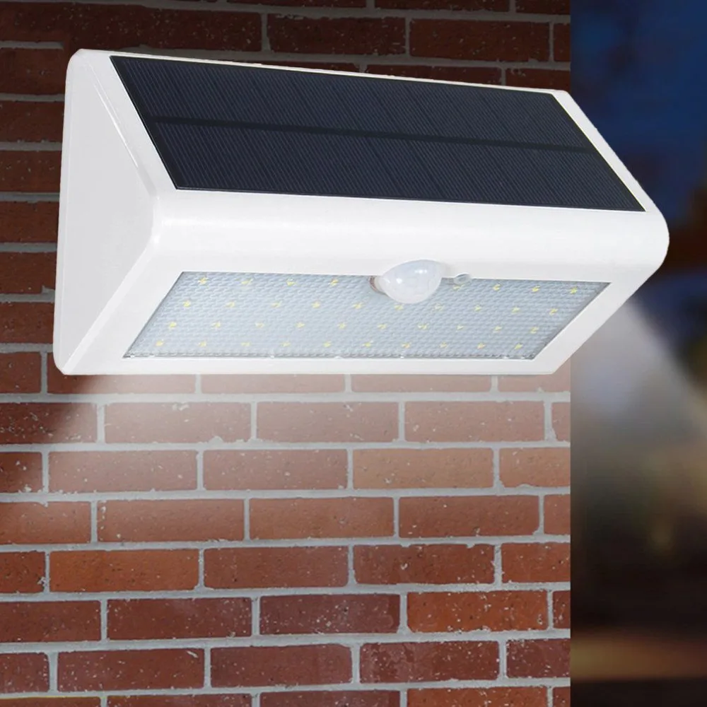 500LM 38 LED Motion Sensor Solar Light Waterproof Wall Lamp Energy Saving Light with 3 Modes for Outdoor Garden Yard Driveway