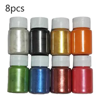 

1 Set Pearlescent Mica Powder Epoxy Resin Dye Pearl Pigment DIY Jewelry Crafts Soap Making Accessories