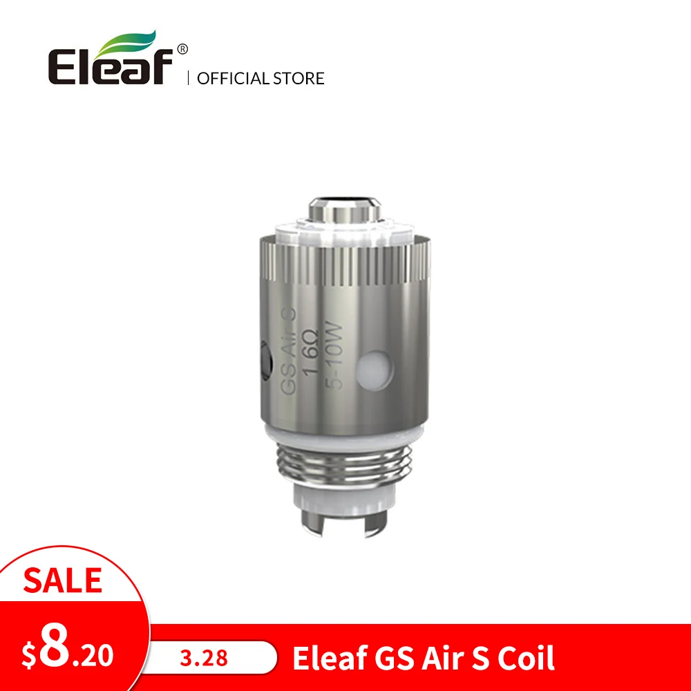5pcs/lot Original Eleaf GS Air S 1.6 ohm head for iTap MTL Electronic Cigarette coil | Электроника