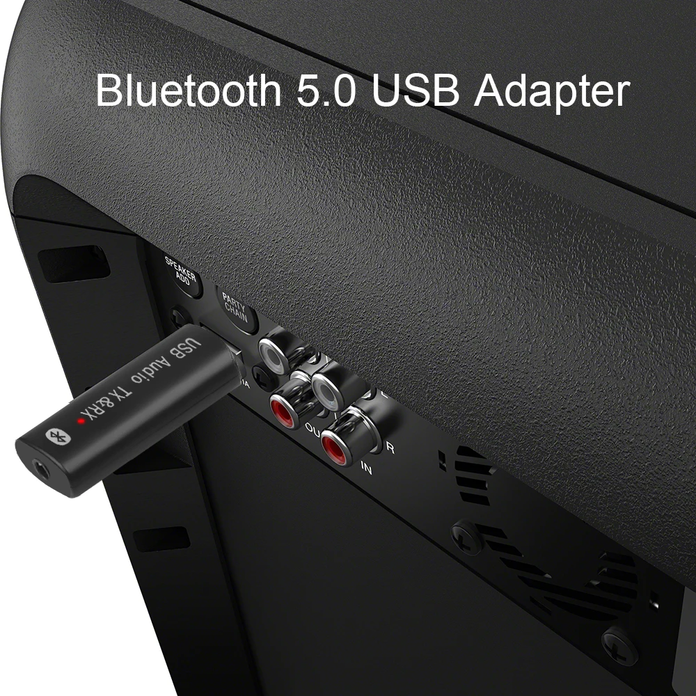 USB адаптер беспроводной Bluetooth аудио приемник передатчик мини стерео 5 0 AUX RCA 3 мм