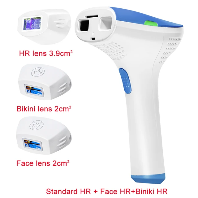 Mlay IPL Hair removal Epilator a Laser Permanent Malay Hair Removal Machine Face Body Electric depilador a Laser 500000 Flashes Blue bikini face