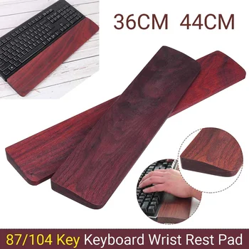 

60 87 104 Key Walnut Wooden Keyboard Wrist Rest Ergonomic Gaming Desk Wrist Pad Support