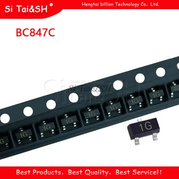 

100PCS BC847C SOT23 BC847 847C SOT SMD SOT-23 1G new transistor