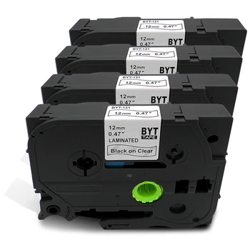 

5Pcs for Tze-131 Gray Label Tape for Brother P-Contact 12mm Ribbon