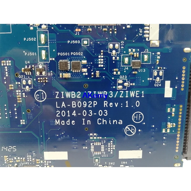 ZIWE1/ZIWB2/ZIWB3 LA-B092P для lenovo B50-70 N50-70 материнская плата i7-5500U процессор LA-B092P Rev: 1 Материнская плата тесты