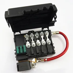 SCJYRXS NEW Battery Fuse Box 1J0 937 617 D For VW Golf MK4 Bora Beetle Seat Leon Toledo Octavia Audi A3 S3 1J0937617D 1J0937555C