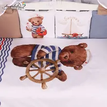 Комплект Premium в кроватку 18 предметов(6+12 бортиков на молнии) AmaroBaby, перкаль