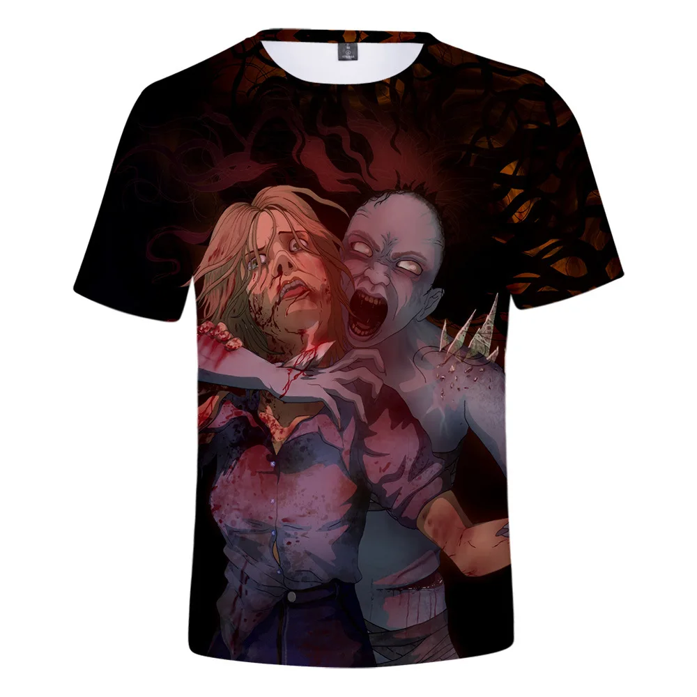Мужская футболка с 3d принтом Dead By Daylight уличная в стиле ZombieTerror одежда 2019|Футболки| |