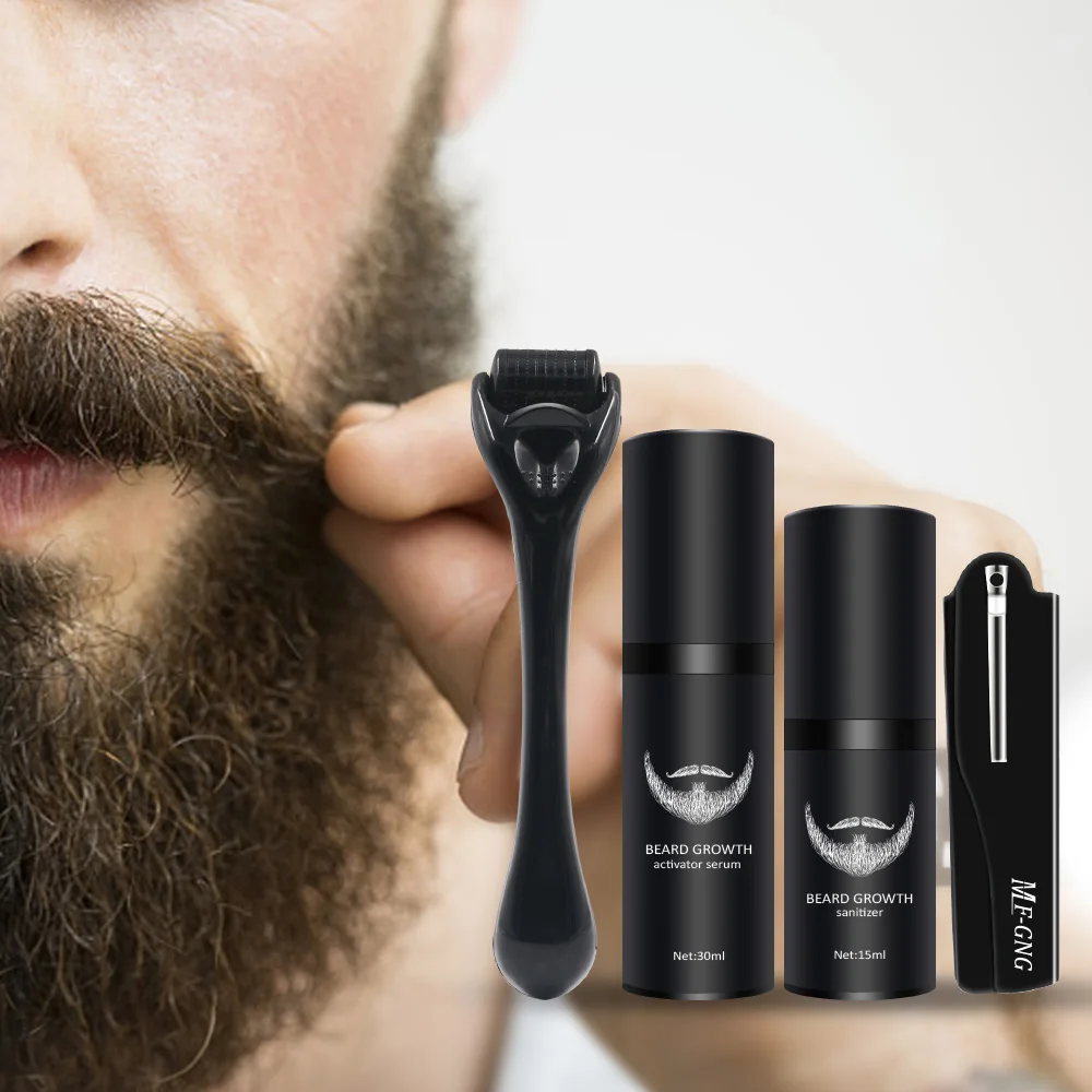 Conditioner Grow-Set Hair-Growth-Enhancer Beard Oil-Nourishing Thicker with Leave-In