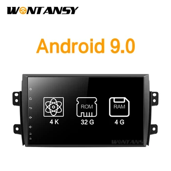 

car dvd with 4GB RAM gps 3G-4G wifi gps navigation radio video audio player car for Suzuki SX4 2007-2013 Android 9.0 PX6