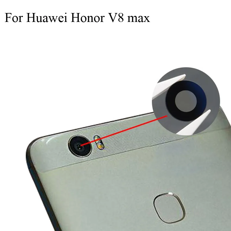 Replacement For huawei honor v8 max Back Rear Camera Lens Glass Huawei V 8 V8MAX | Мобильные телефоны и аксессуары