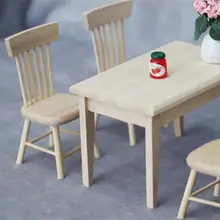Meubles miniatures pour maison de poupée, modèle de jeu, Simulation de Mini meubles, modèle de chaise, décoration, jouet artisanal, 1/12