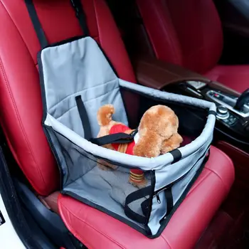 

Pet Car Mat Mesh Pannier Bag Breathable Waterproof Double Layer Pet Car Diaper Bag
