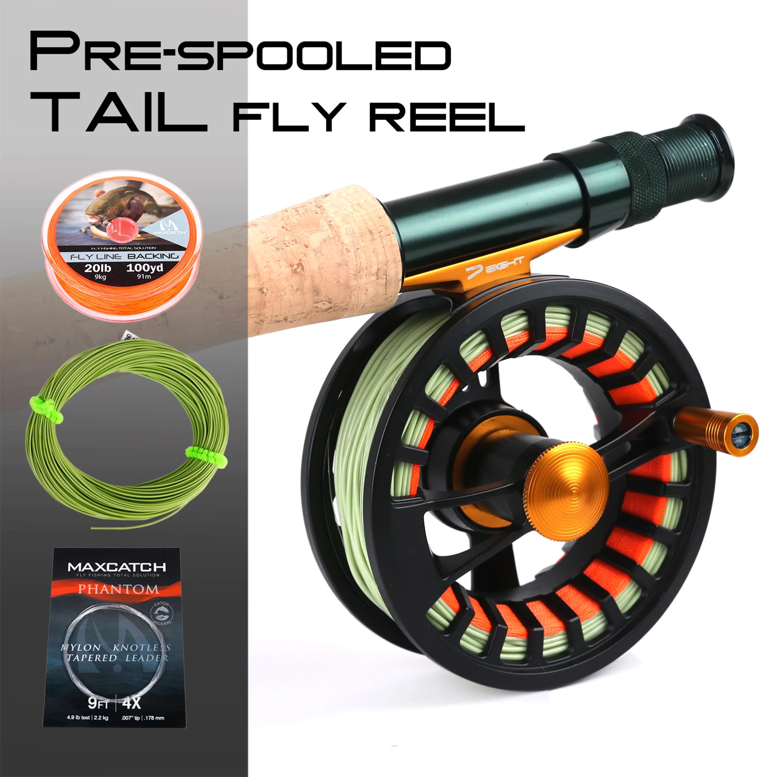 Maximumcatch Maxcatch Fly Fishing Reel Super Light Weight 125g 131g 139g  Large Arbor CNC Machined Disc Black Fly Reel